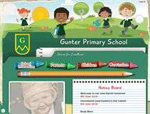 Tablet Screenshot of gunterprimary.org